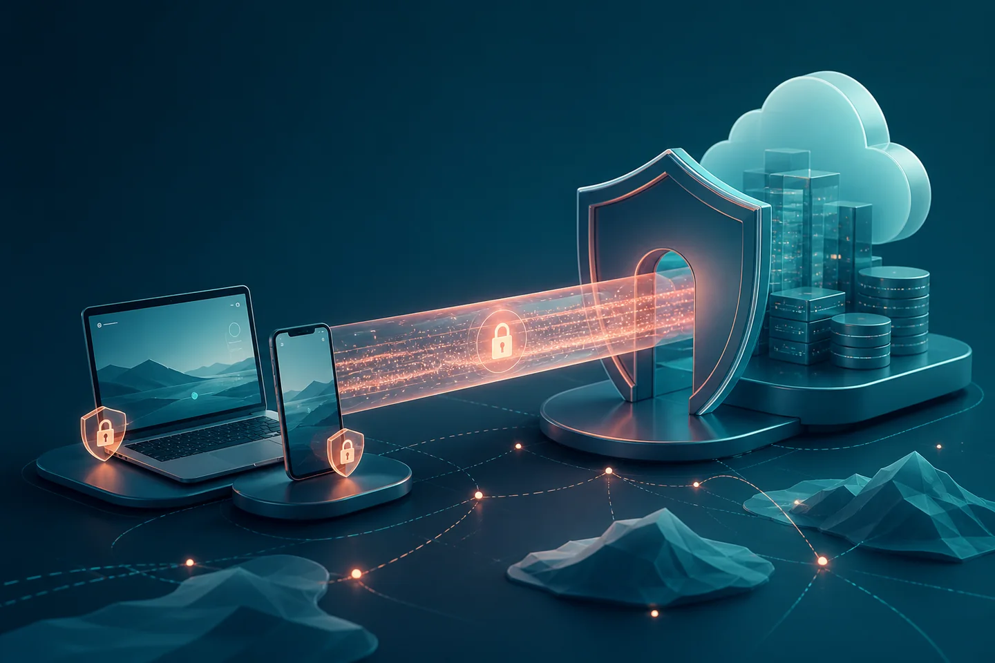 Acceso empresarial cifrado con FortiClient VPN